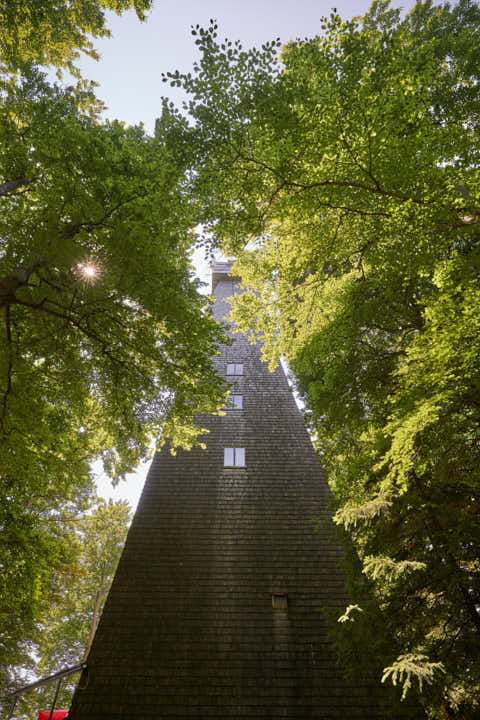 Gemeinde Sonnenwald Landkreis Freyung-Grafenau Brotjacklriegel Aussichtsturm (Dirschl Johann) Deutschland FRG